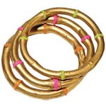 Bamboo bangles, Elizabeth Brady Jewelry.