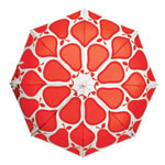 Red pear umbrella, Orla Kiely.