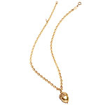 14kt-gold-plated necklace, Ebba Los Angeles.
