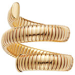 18kt-gold-clad wrap bracelet, Gale Grant.