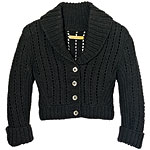 Cotton crochet cardigan, Catherine Malandrino.