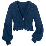 Wool-nylon cardigan, Rebecca Taylor.