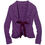 Wool with velvet ribbon,, Valentino Red.