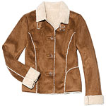 Faux-shearling jacket, Old Navy.