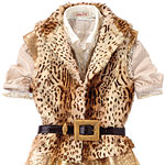 Goat skin Vest, Adrienne Landau.