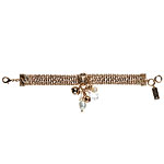 Metal with mother-of-pearl, opal and Swarovski crystal bracelet, Amaro for Modna.