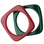 Resin bracelets, Bellissima by Moschitto.