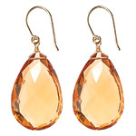 14kt gold and citrine earrings, Elyssa B.