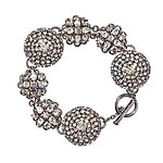 Swarovski crystals bracelet, Erickson Beamon.