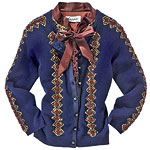 Cashmere cardigan, L.A.M.B. by Gwen Stefani.