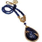 Necklace of 18kt gold, sapphires and diamonds, Donna Distefano Ltd..