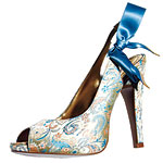 Brocade with satin bow, Hale Bob.