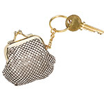 coin-purse key ring, Whiting & Davis.