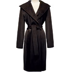 Wool coat, Calvin Klein.