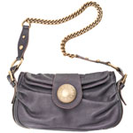 Leather bag with chain handle, Dolce & Gabbana.