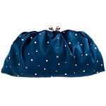 Silk baguette with Swarovski crystals, Franchi.