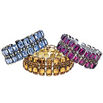 Crystal bracelets, Stacey Lapidus.
