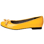 Patent leather flats, Zinc.