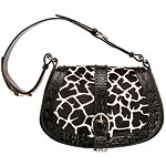 Calf hair handbag, Donald J. Pliner.