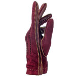 Suede gloves with cashmere lining, Loro Piana.