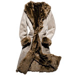 Shearling coat, Ralph Lauren Black Label.
