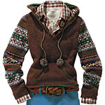 Stretch acrylic-wool-cotton sweater, Relais.