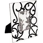 Balustrade Table enamel frame, Anthropologie.