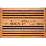 Grande Teak doormat, Country Casual.