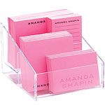 Set of 25 customized Post-it pads in eight colors, Stationery Studio.