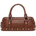 Studded PVC bag, Bisou Bisou.
