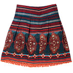 Cotton-linen skirt, Kenzie Girl.