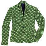 Cotton-Lycra jacket, Lands' End.