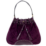 Cotton-and-leather bag, Old Navy.