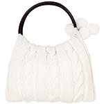 Acrylic sweater bag, Payless.