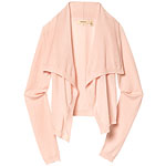 Draped-front cardigan, Inhabit.