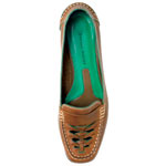 Leather flats, Etienne Aigner.