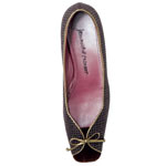 Suede and tweed flats, Jean-Michel Cazabat.