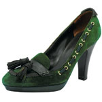 Suede pumps, Max Mara.