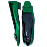 Patent leather flats, Roger Vivier.