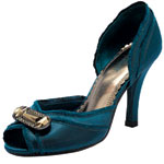 Satin sandals, Seychelles.