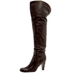 Leather with shearling boots, Calvin Klein.