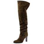 Suede boots, Ralph Lauren Collection.