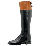 Calfskin and lambskin boots, Chanel.