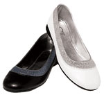 Leather flats, CL by Laundry.