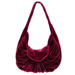 Velvet hobo bag, Newport News.