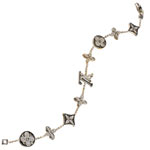 18kt-gold LV bracelet with diamonds, Louis Vuitton.