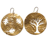 10-kt gold earrings, Page Sargisson.