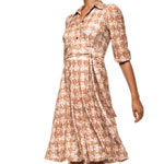 Jersey dress, ABS by Allen Schwartz.