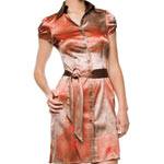 Silk-spandex dress, Bebe