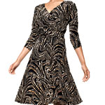 Polyester-spandex jersey dress, Evan Picone